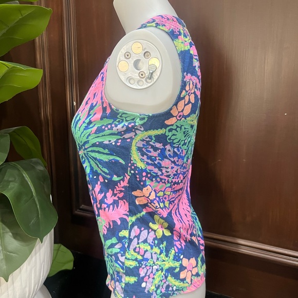 Lilly Pulitzer Vibrant Sleeveless Top Multicolor - Picture 3 of 5